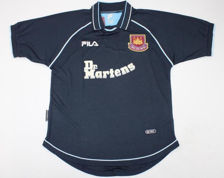 West Ham United 1999/2001 Third Retro Shirt Soccer Jersey