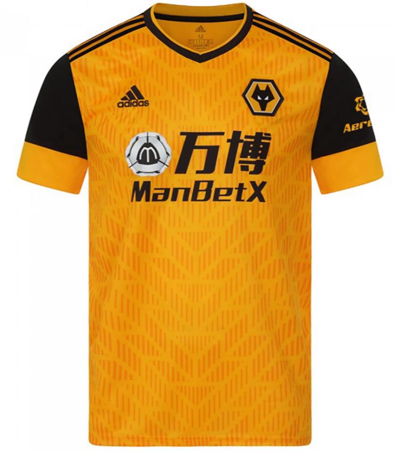 Wolverhampton Wanderers 2020/21 Home Shirt Soccer Jersey