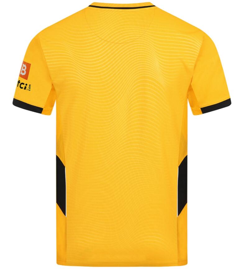 Wolverhampton Wanderers 2021/22 Home Shirt Soccer Jersey ...