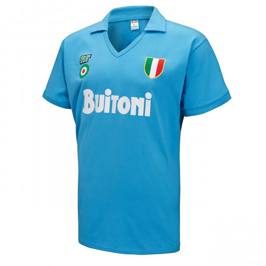 Napoli 1987/1988 Blue Retro Shirt Soccer Jersey