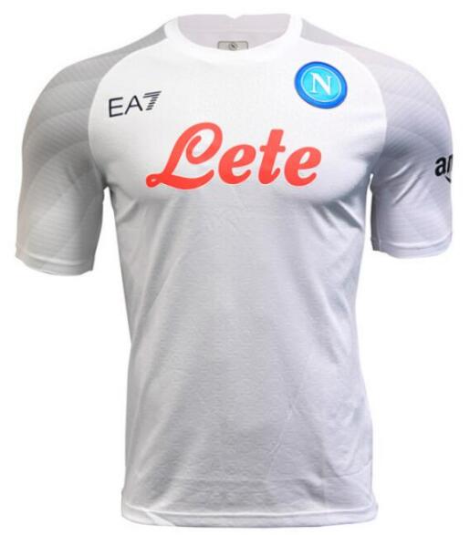 Napoli 2022/23 Euro White Shirt Soccer Jersey