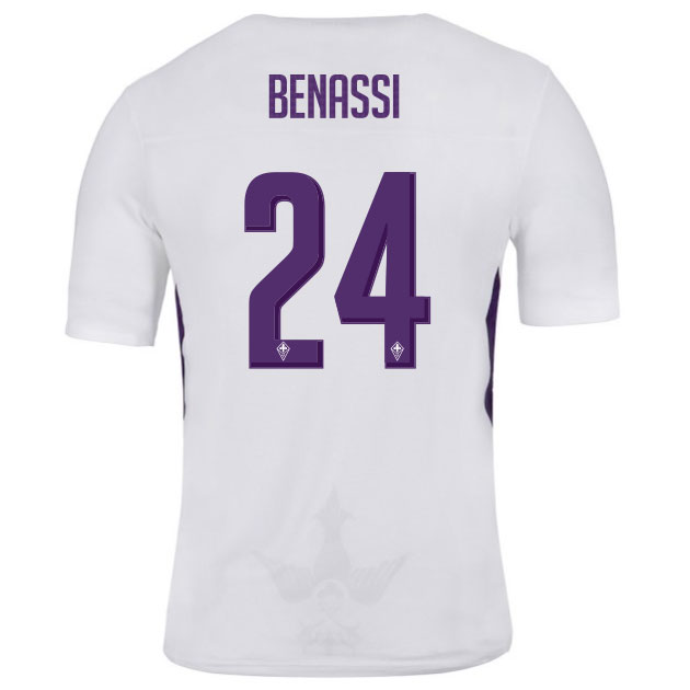 Fiorentina 2018/19 BENASSI 24 Away Shirt Soccer Jersey