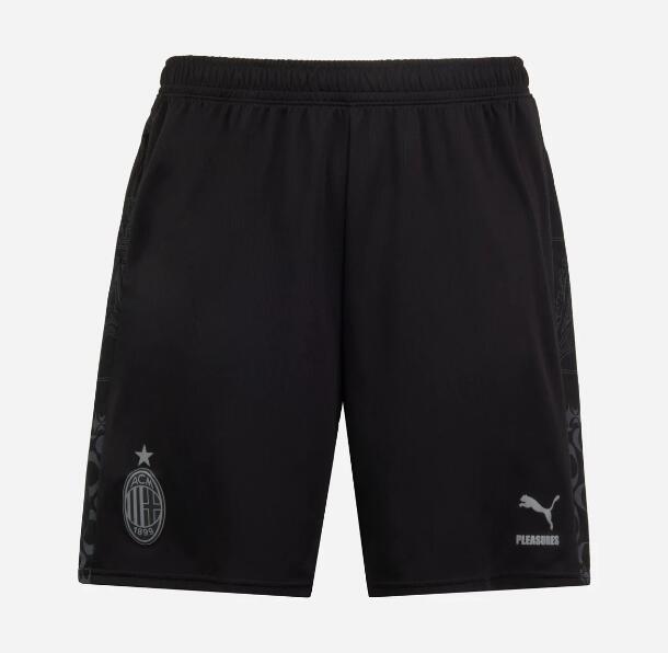 AC Milan 2023/24 Fourth Black Soccer Shorts