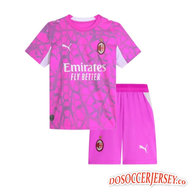 AC Milan 2026/27 Goalkeeper Man Purple Soccer Kit Shirt + Shorts