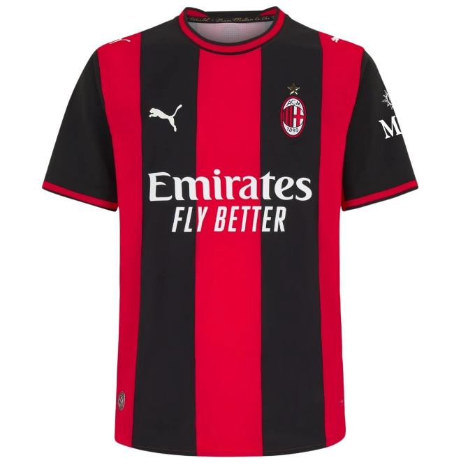 AC Milan 2026/27 Home Match Version Shirt Soccer Jersey