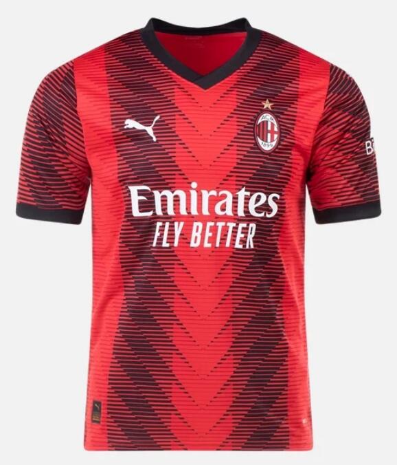 AC Milan 2023/24 Home Shirt Soccer Jersey