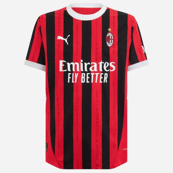 AC Milan 2024/25 Home Match Version Shirt Soccer Jersey