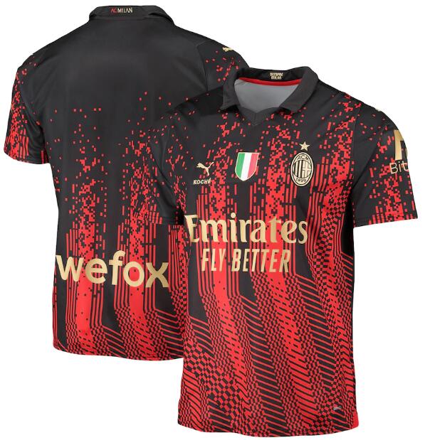 AC Milan 2022/23 Fourth Shirt Soccer Jersey with Champions Patch