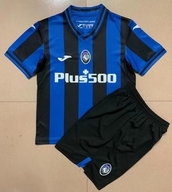 Atalanta Bergamasca Calcio 2022/23 Home Kids Soccer Kit Children Shirt + Shorts