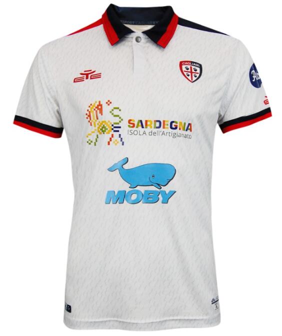 Cagliari Calcio 2023/24 Away Shirt Soccer Jersey