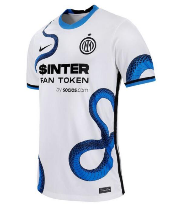 Inter Milan 2021/22 Away Match Version Shirt Soccer Jersey