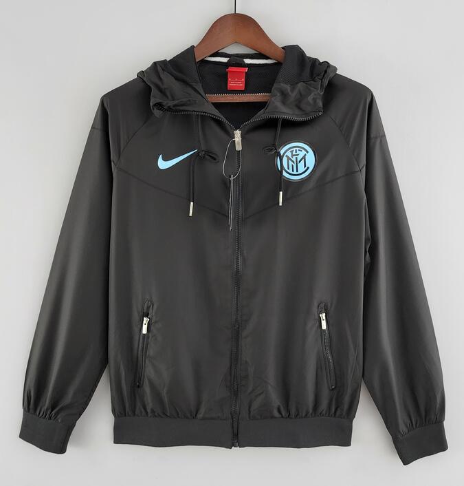 Inter Milan 2022/23 Black Windbreaker Jacket