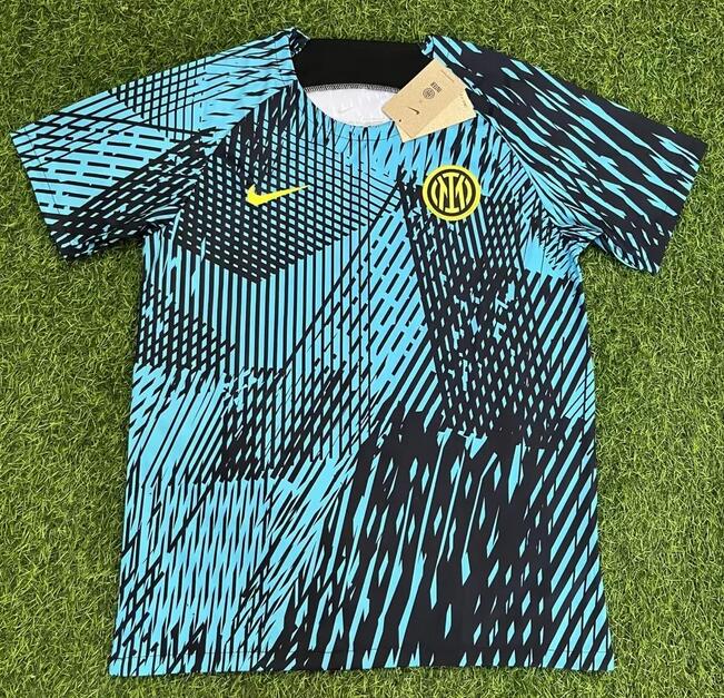 Inter Milan 2022/23 Blue Black Training Shirt