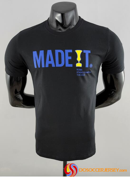 Inter Milan 2022/23 Black Coppa Italian Casual Shirt