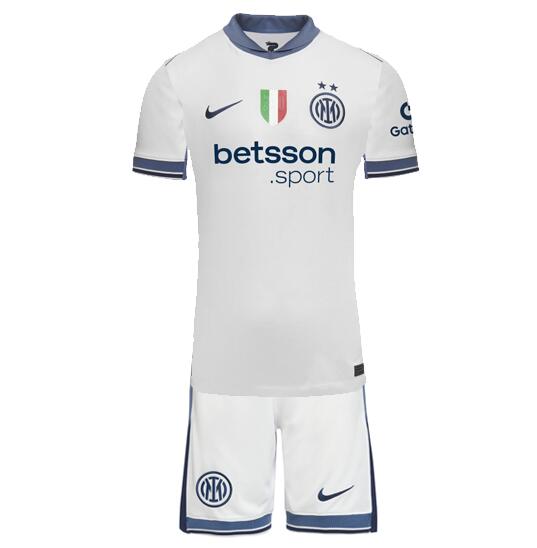 Inter Milan 2024/25 Away Kids Soccer Kit Children Shirt And Shorts