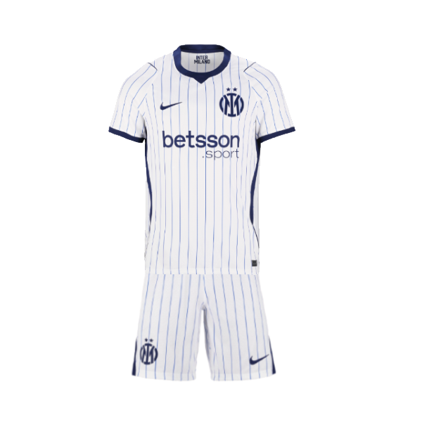 Inter Milan 2026/27 Away Kids Soccer Kit Team Shirt And Shorts