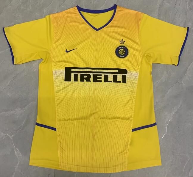 Inter Milan 2002/03 Third Retro Shirt Soccer Jersey