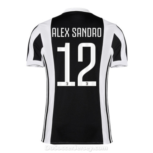 Juventus 2017/18 Home ALEX SANDRO #12 Shirt Soccer Jersey