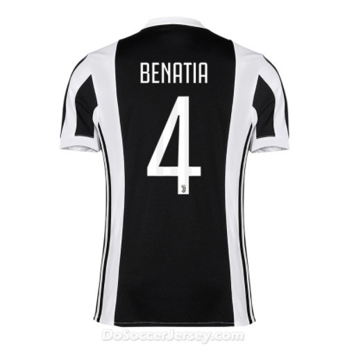 Juventus 2017/18 Home BENATIA #4 Shirt Soccer Jersey