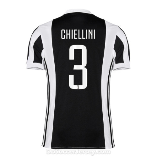 Juventus 2017/18 Home CHIELLINI #3 Shirt Soccer Jersey
