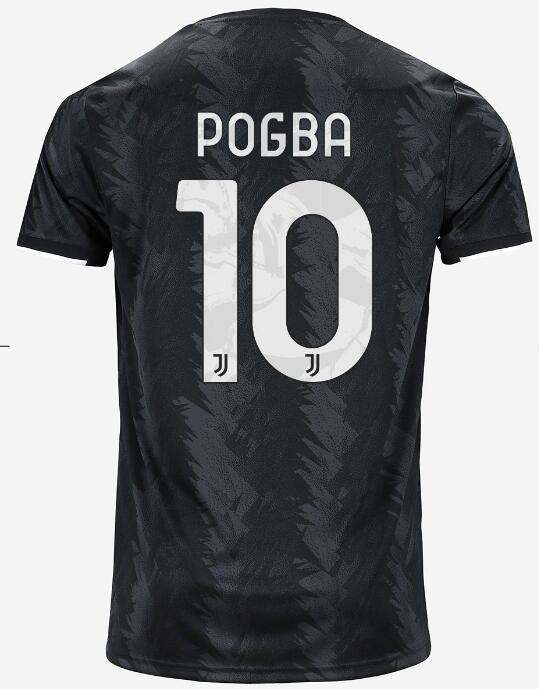 Juventus 2022/23 Away 10 POGBA Shirt Soccer Jersey