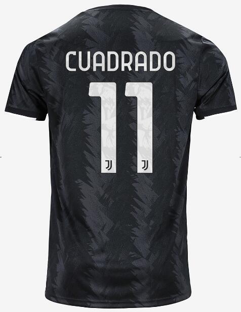 Juventus 2022/23 Away 11 CUADRADO Shirt Soccer Jersey