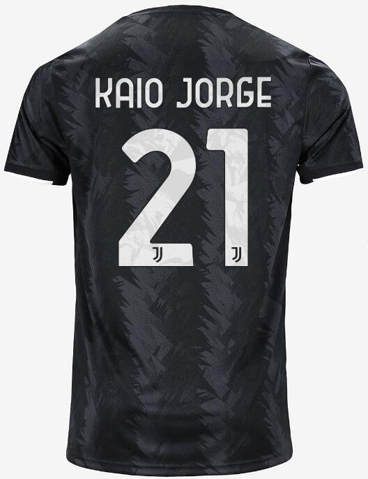 Juventus 2022/23 Away 21 KAIO JORGE Shirt Soccer Jersey