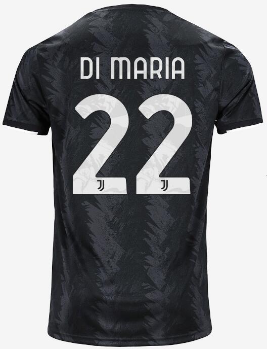 Juventus 2022/23 Away 22 DI MARIA Shirt Soccer Jersey