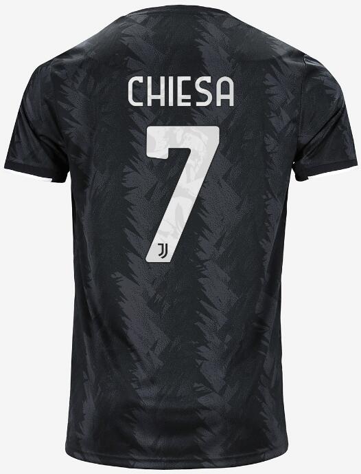Juventus 2022/23 Away 7 CHIESA Shirt Soccer Jersey