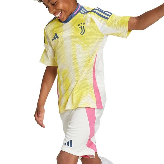 Juventus 2024/25 Away Kids Soccer Team Kit Children Shirt + Shorts