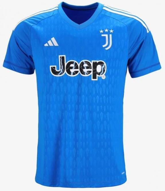 Juventus 2023/24 Goalkeeper Blue Shirt Soccer Jersey