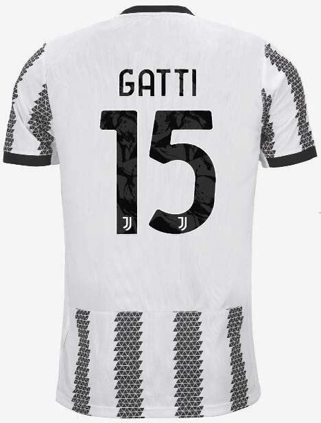Juventus 2022/23 Home 15 GATTI Shirt Soccer Jersey