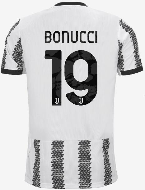 Juventus 2022/23 Home 19 BONUCCI Shirt Soccer Jersey