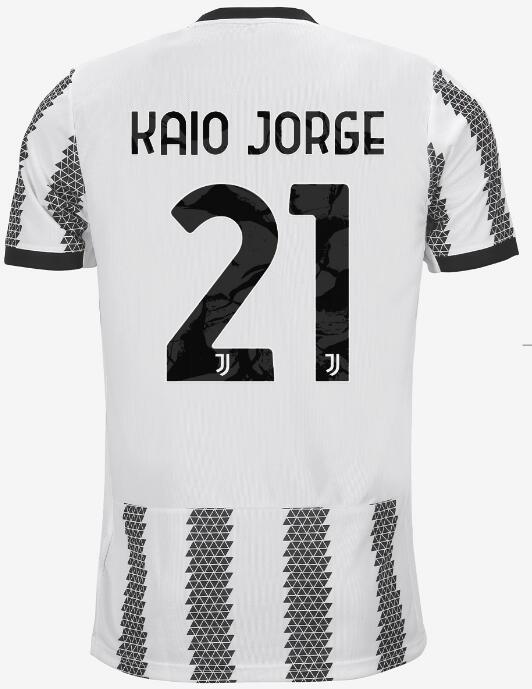 Juventus 2022/23 Home 21 KAIO JORGE Shirt Soccer Jersey