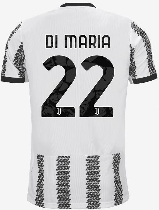 Juventus 2022/23 Home 22 DI MARIA Shirt Soccer Jersey