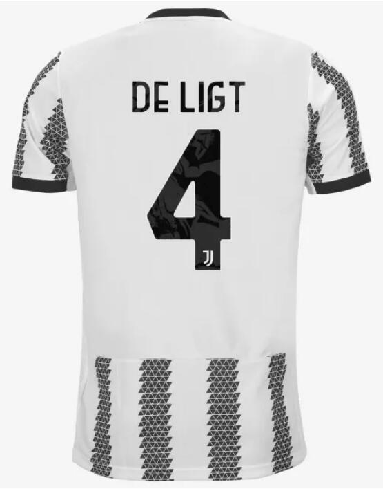 Juventus 2022/23 Home 4 de Ligt Shirt Soccer Jersey