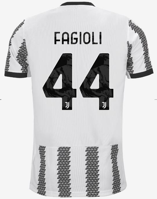 Juventus 2022/23 Home 44 FAGIOLI Shirt Soccer Jersey