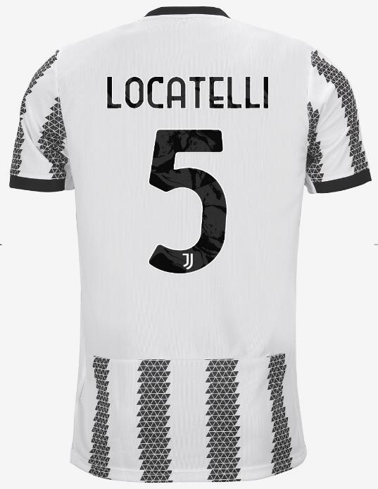 Juventus 2022/23 Home 5 LOCATELLI Shirt Soccer Jersey