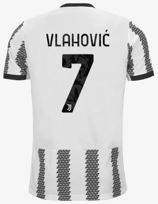 Juventus 2022/23 Home 7 Vlahović Shirt Soccer Jersey