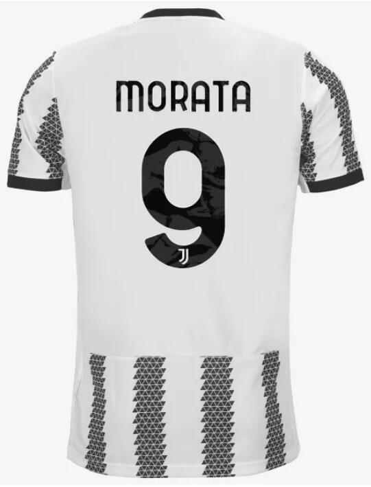 Juventus 2022/23 Home 9 Morata Shirt Soccer Jersey