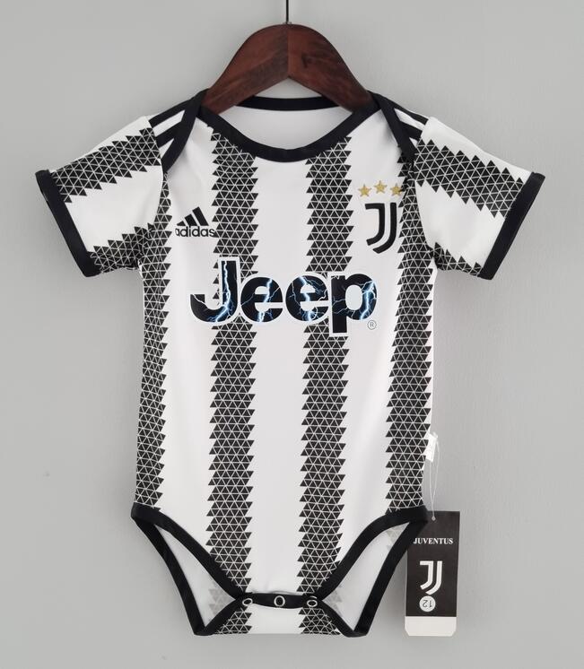 Juventus 2022/23 Home Infant Baby Shirt Soccer Jersey Kit