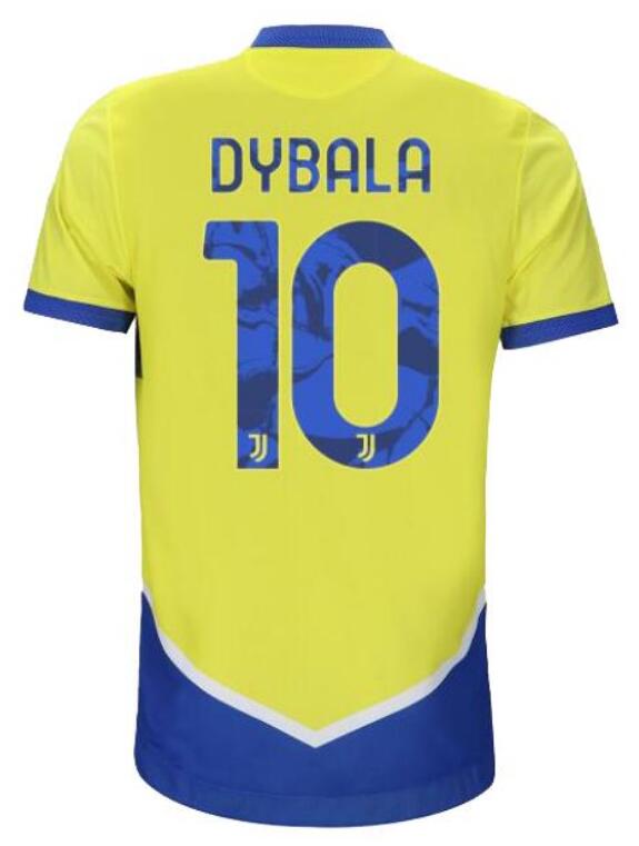 Juventus 2021/22 Third 10 DYBALA Shirt Soccer Jersey