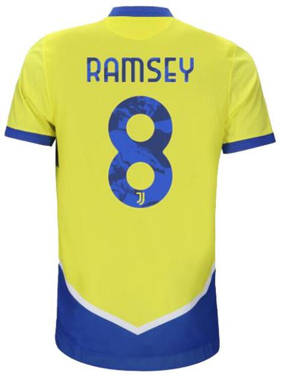 Juventus 2021/22 Third 8 RAMSEY Shirt Soccer Jersey
