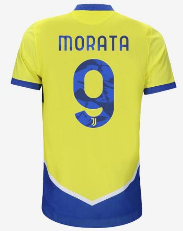 Juventus 2021/22 Third 9 MORATA Shirt Soccer Jersey