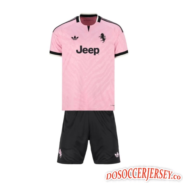 Juventus 2026/27 Away Kids Soccer Team Kit Children Shirt + Shorts