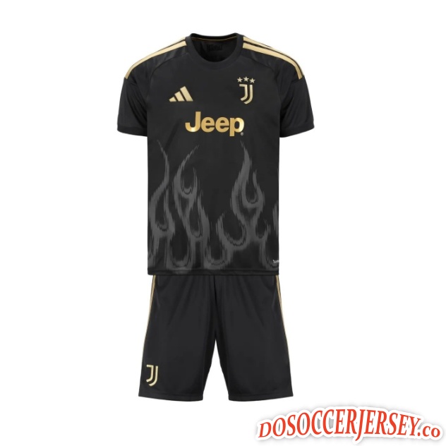Juventus 2026/27 Third Kids Soccer Team Kit Children Shirt + Shorts