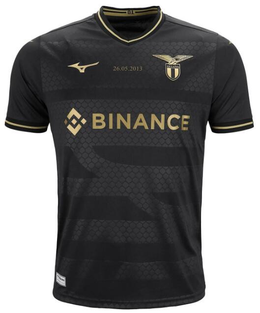 Lazio 2023/24 Anniversary 10th Black Shirt Soccer Jersey