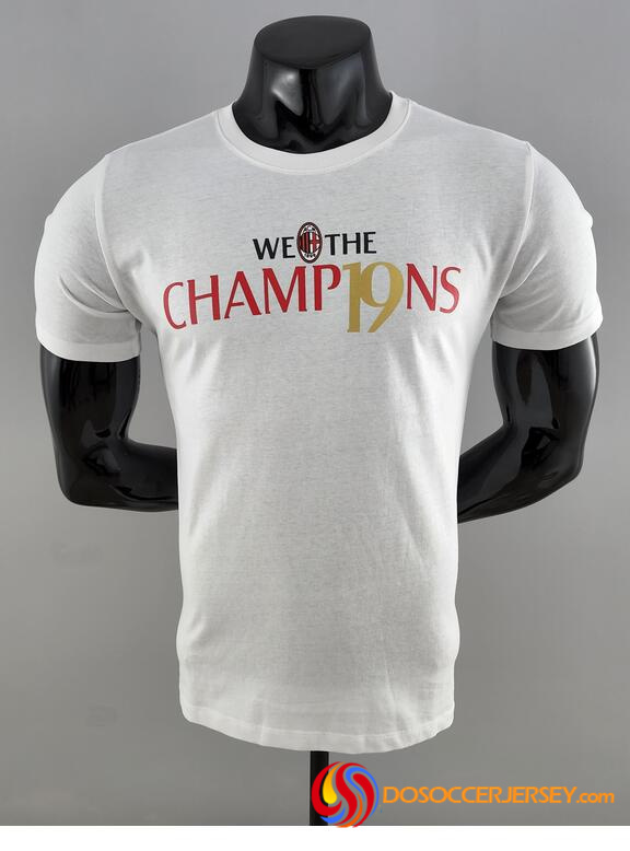AC Milan 2022/23 White 19 Champion Casual Shirt