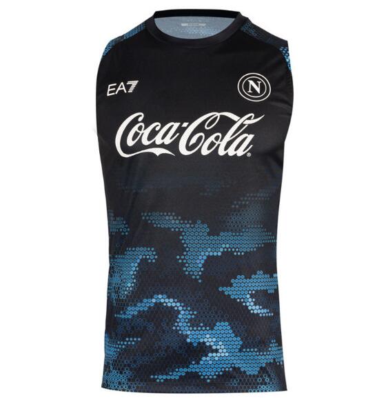 Napoli 2024/25 Black Blue Vest Training Shirt