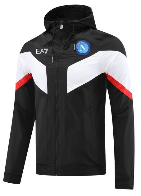 Napoli 2022/23 Black Windbreaker Jacket